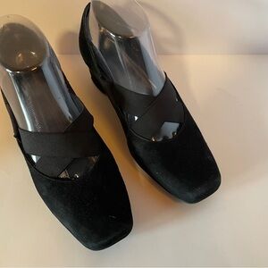 Nurture brand Black Leather Loafers Flats